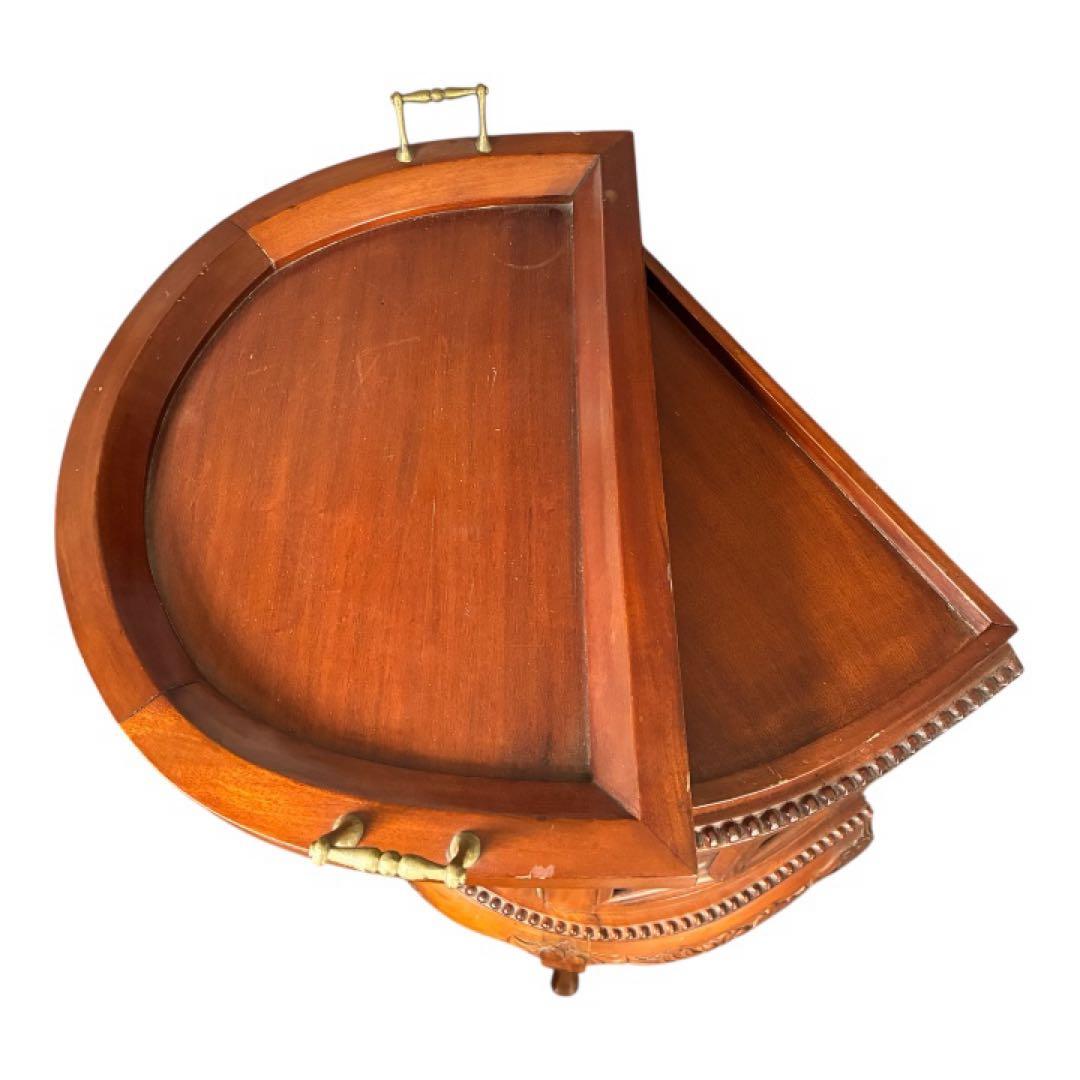 アンティーク 猫足 硝子 キャビネット 酒棚