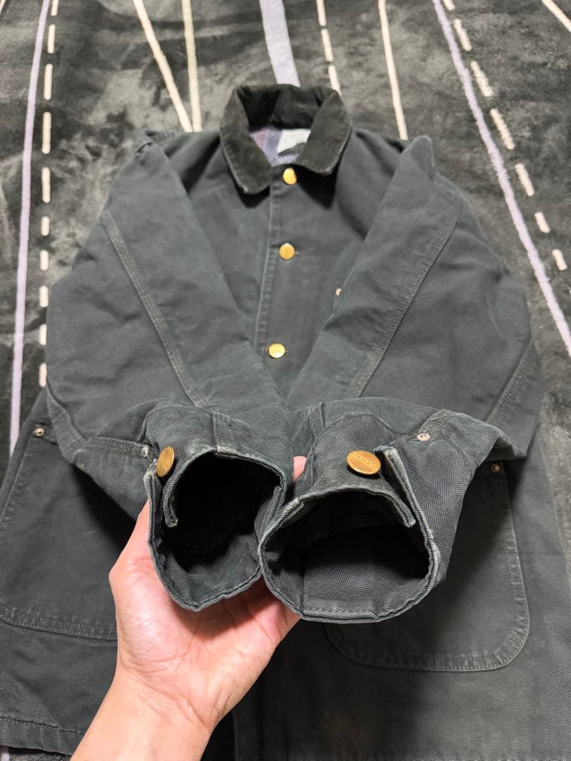 ‼️【黒染め】90s カーハートミシガンチョアコート