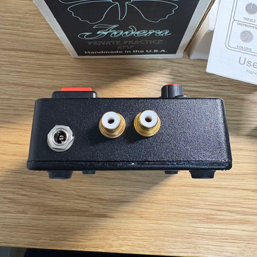 【1/20まで限定価格】 Fodera Private Practice Amp