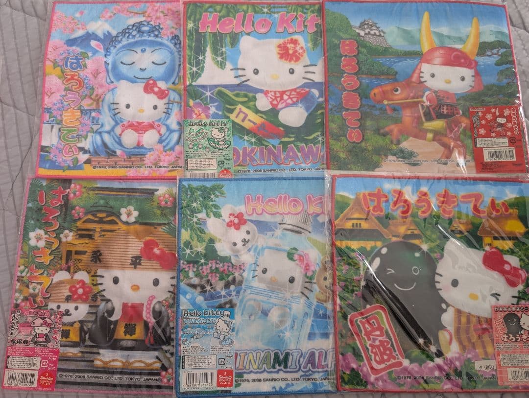 ご当地キャラ　サンリオ　ハンカチ