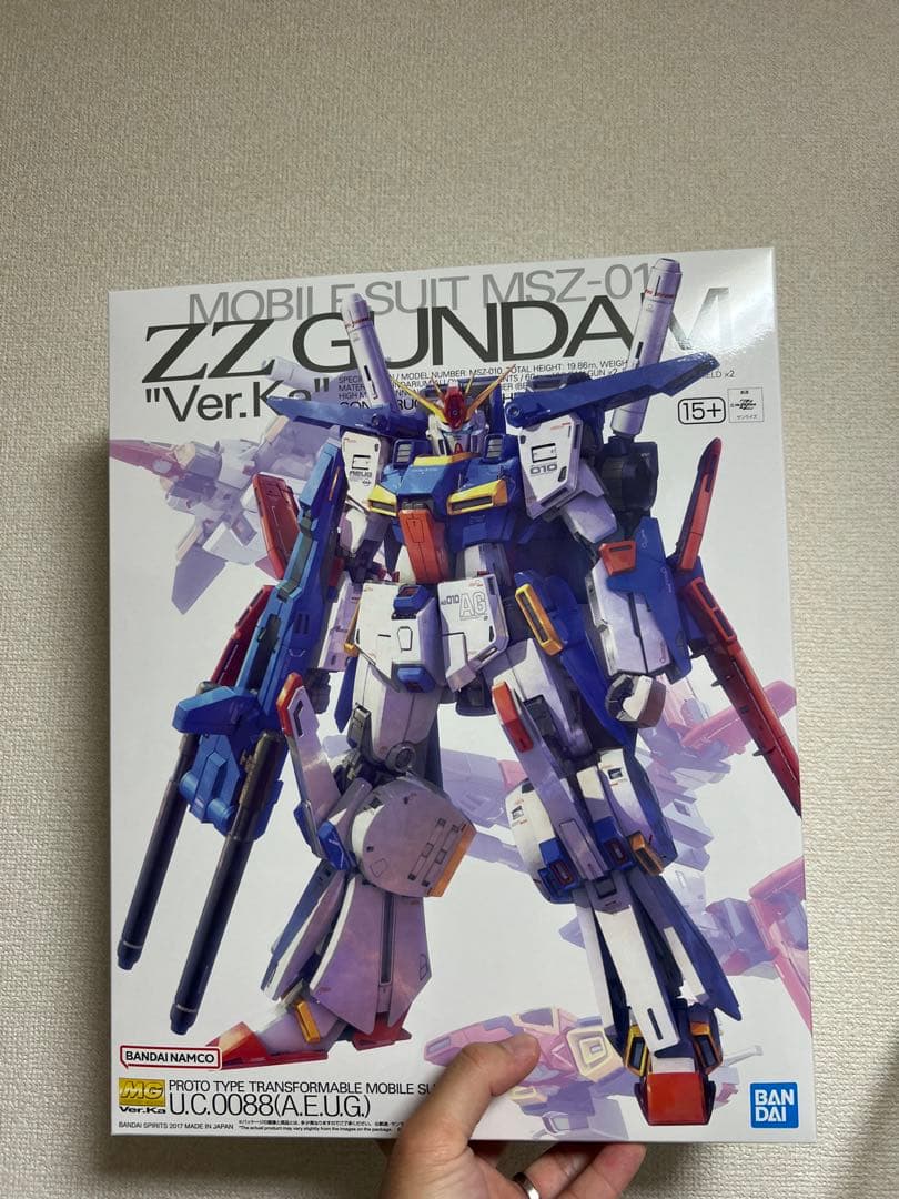 MG 1/100 ZZガンダム Ver.Ka ダブルゼータガンダム