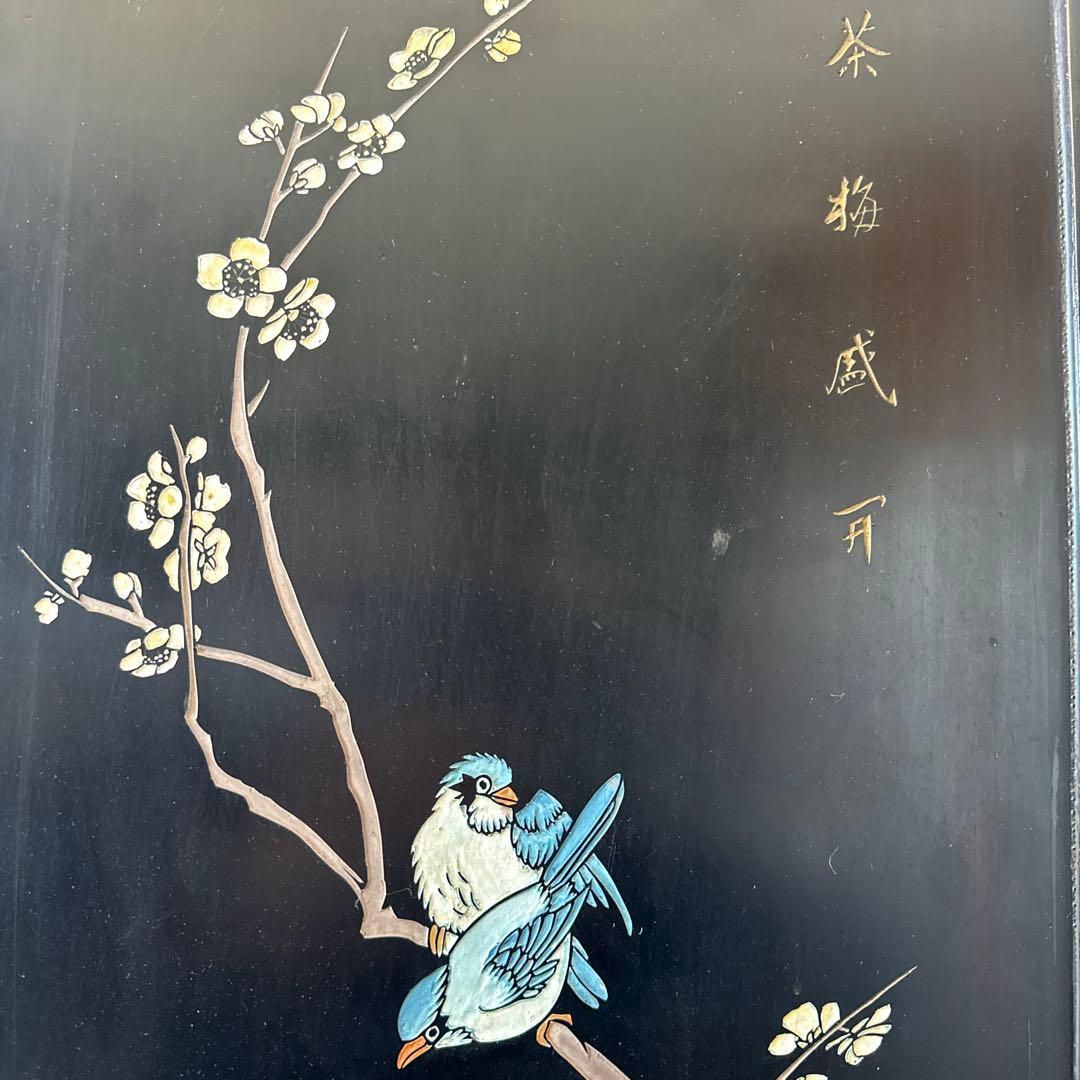 中国，木彫画，置物，インテリア