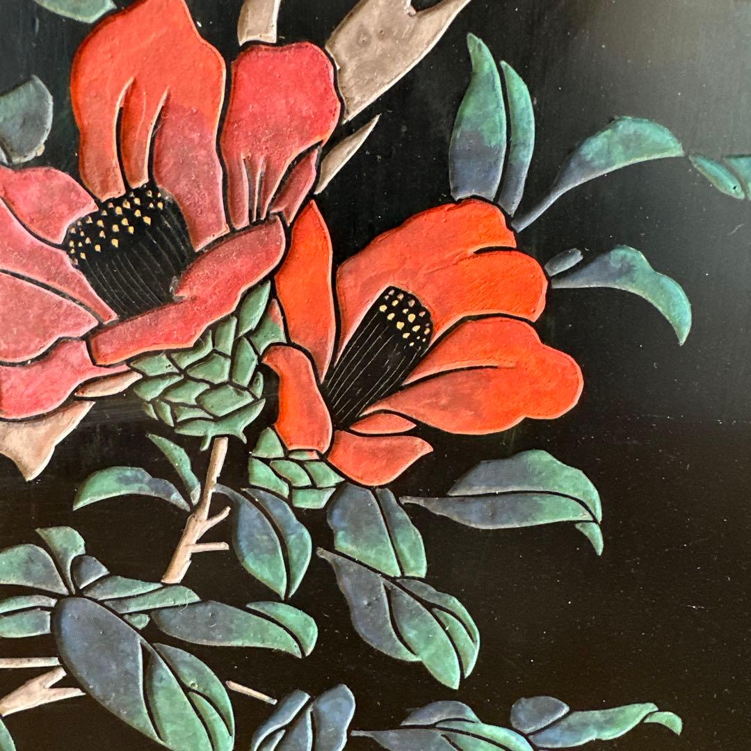 中国，木彫画，置物，インテリア