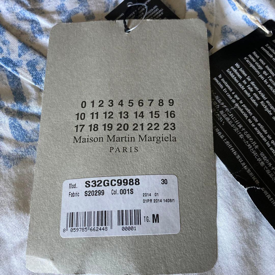 未使用 2014SS MARGIELA マルタン マルジェラ エイズTシャツ M