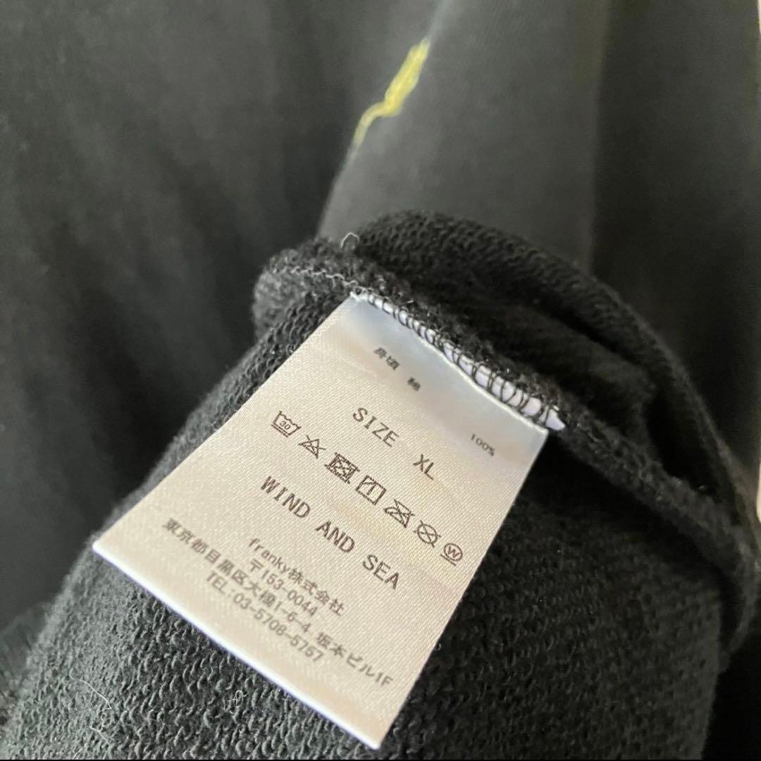 ウィンダンシー　スウェットパーカー　バックプリント　サークルロゴ