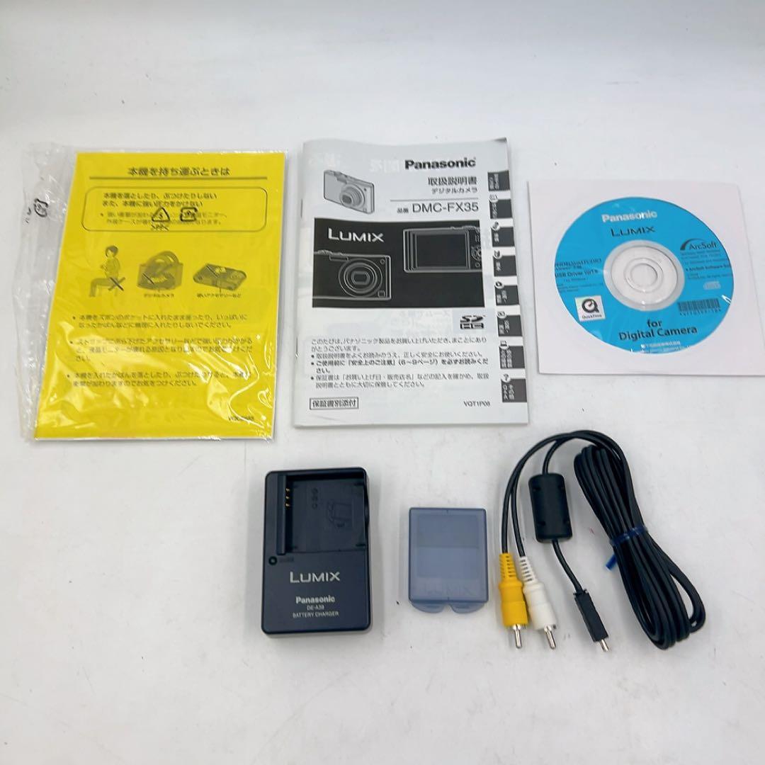11AB037 Panasonic LUMIX DMC-FX35 セット 動作品