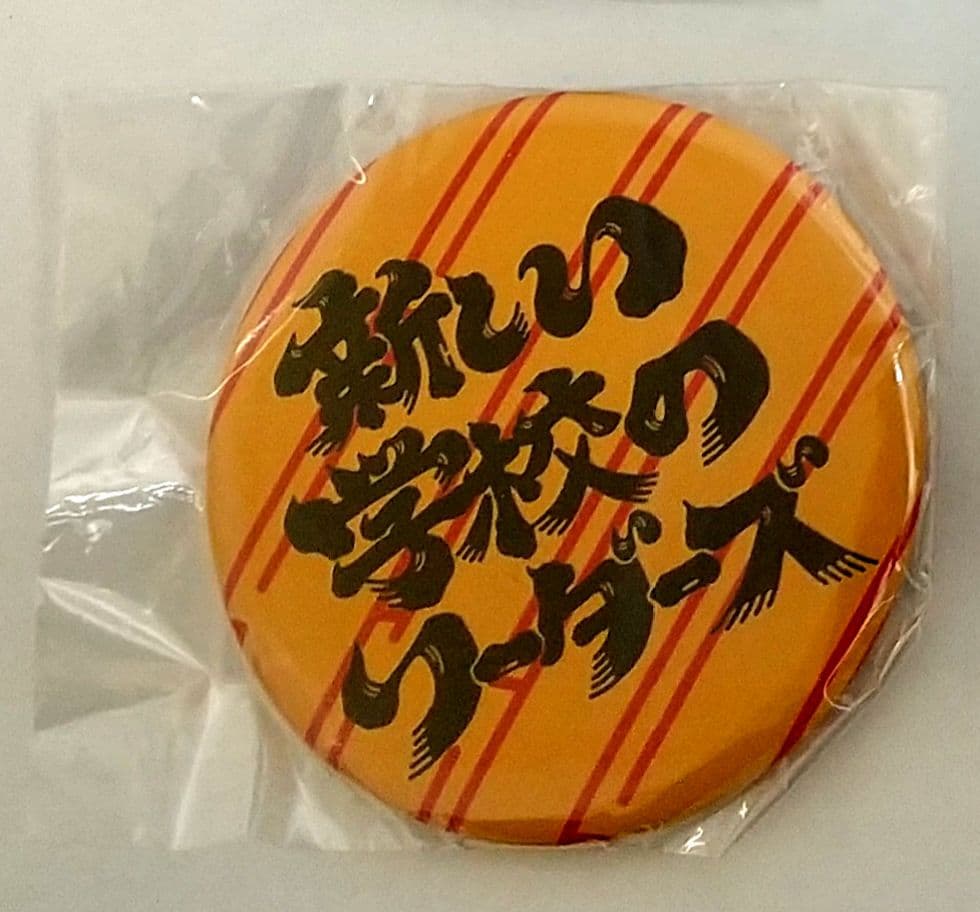 本日限定価格 新しい学校のリーダーズ トレーナー L 青春襲来 チラシ 缶バッジ