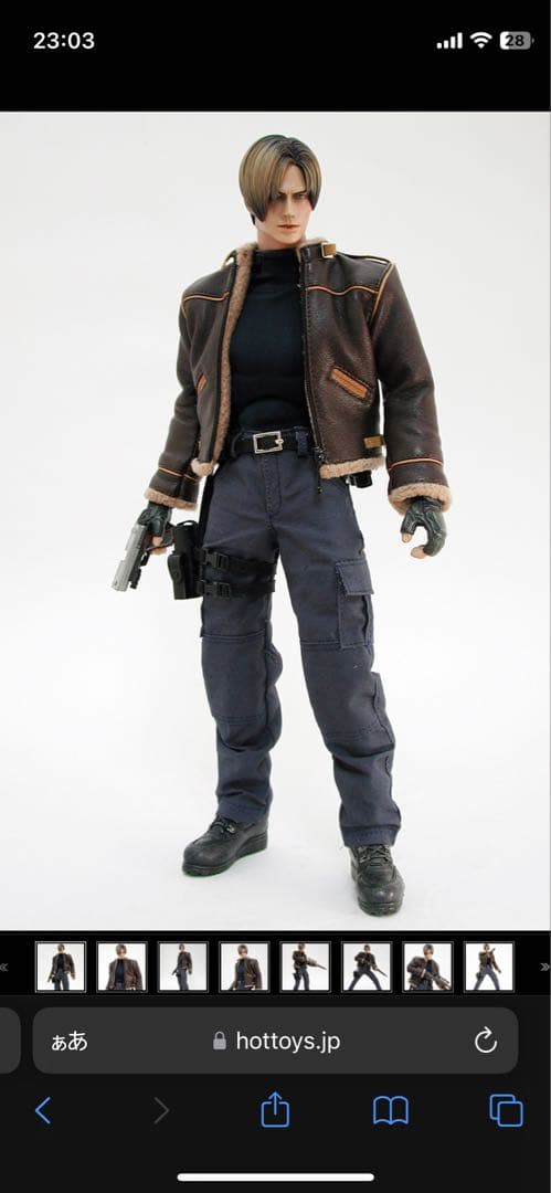 ホットトイズ バイオハザード４ 1/6スケールフィギュア　レオン　2008年