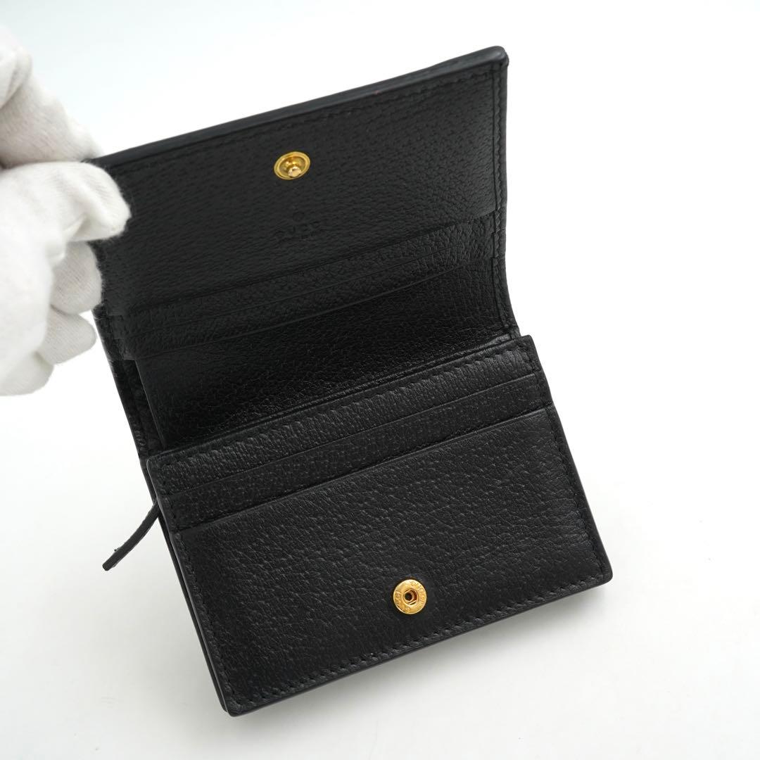 ✨新品未使用・箱付き✨　GUCCI ミニ財布　マーモント　シェリーライン　GG