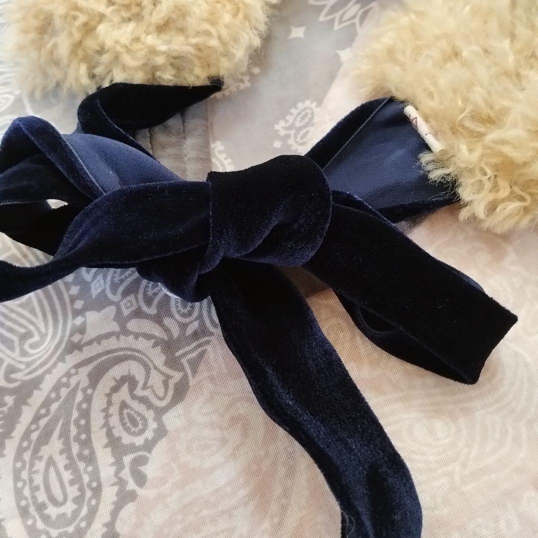 【Ca4La】カシラ 猫ティペット/マフラー/ベロア