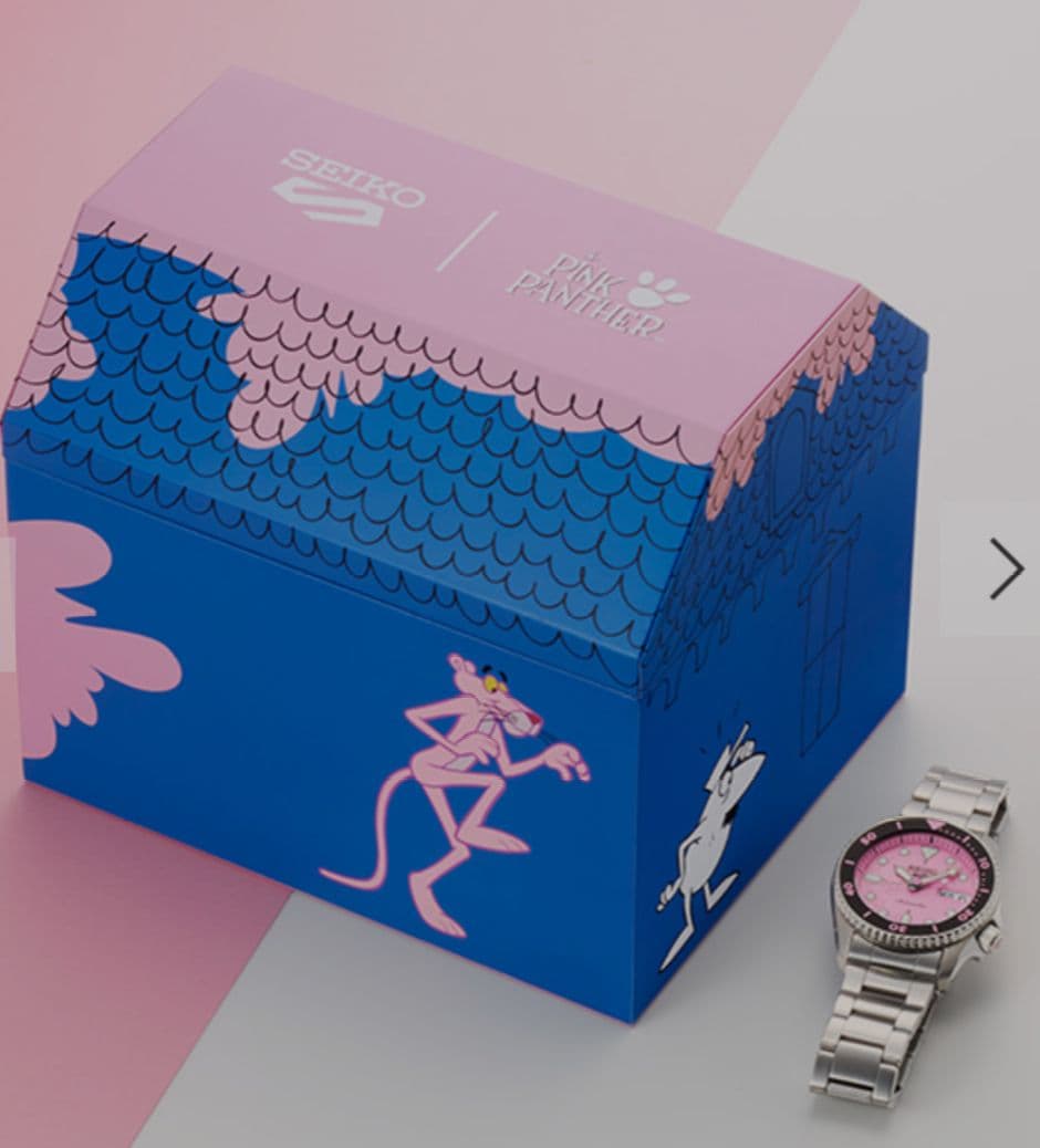 SBSA321 SEIKO ピンクパンサー 限定モデル 自動巻き時計