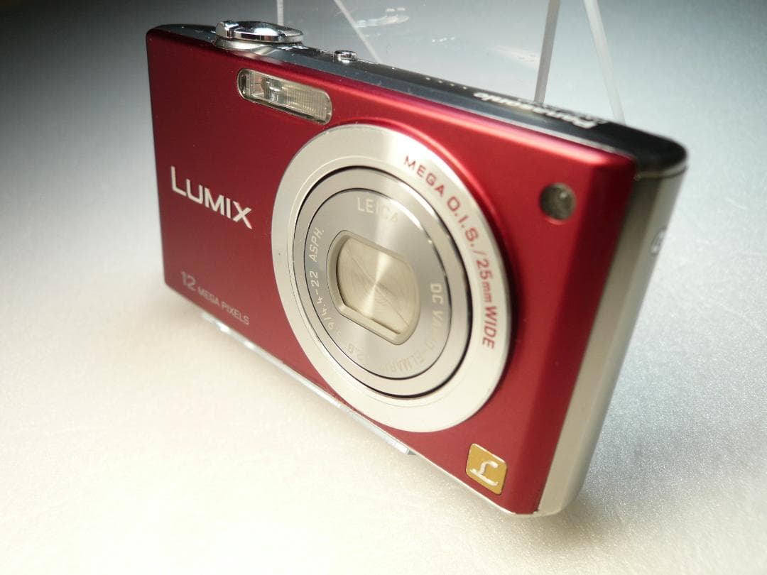 LUMIX★DMC-FX40⭕️安心実働品★5倍ズーム★1210万画素★レッド