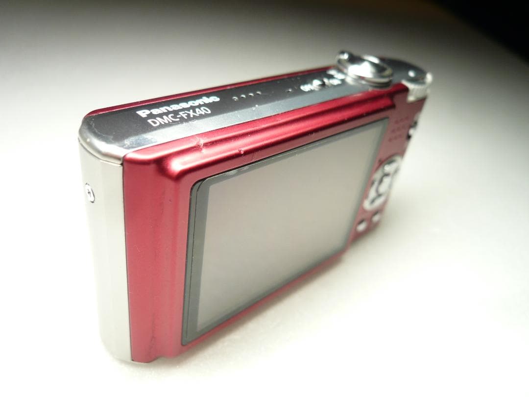 LUMIX★DMC-FX40⭕️安心実働品★5倍ズーム★1210万画素★レッド