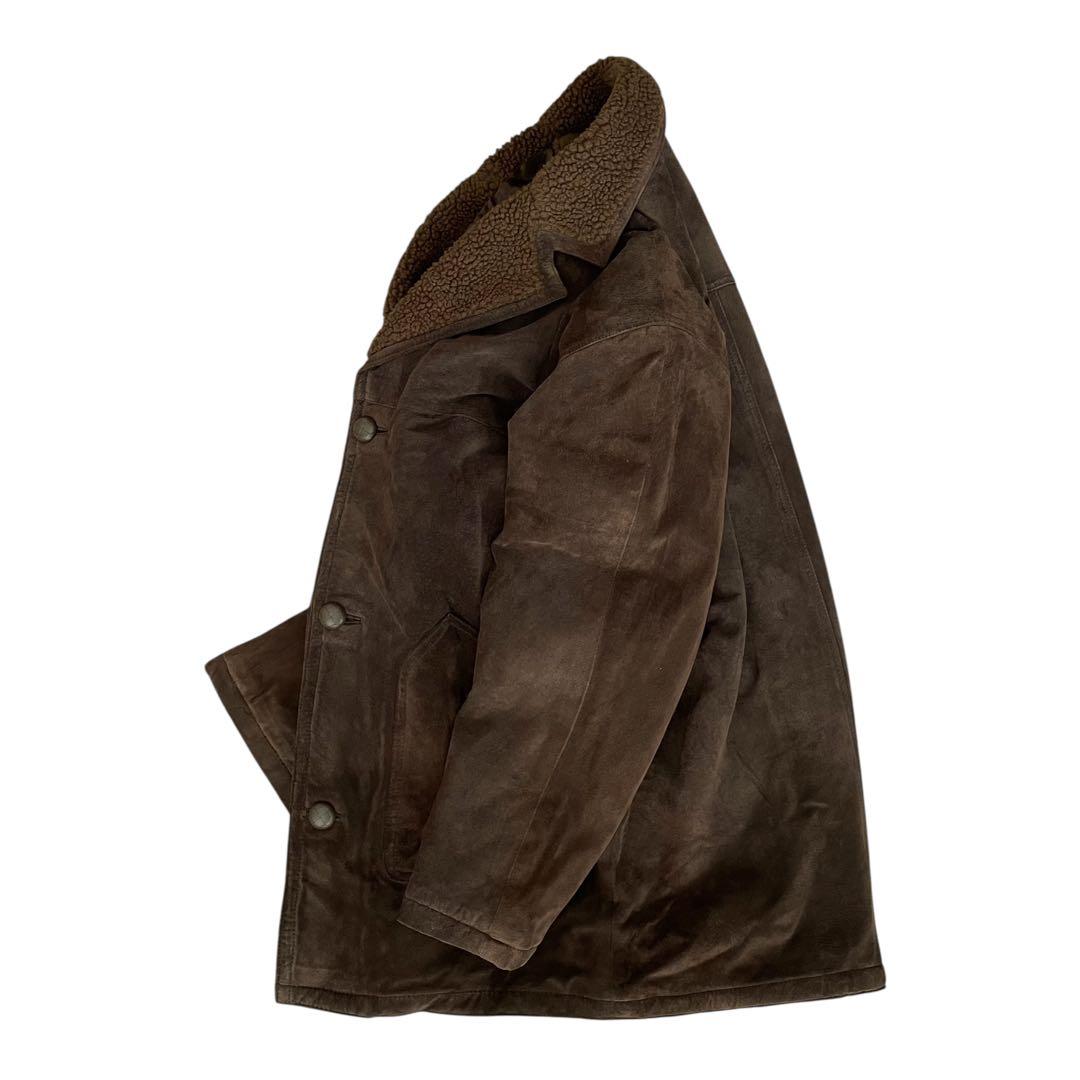 【美品】SANTA BARBARA 90s ムートンジャケット レザー 本革