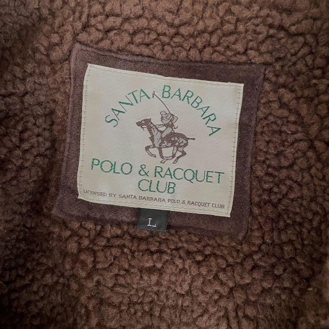 【美品】SANTA BARBARA 90s ムートンジャケット レザー 本革