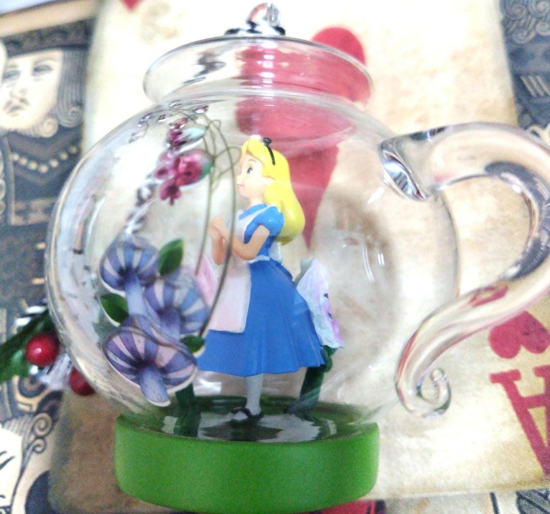 不思議の国のアリスオーナメントフィギュア置物スノードームオルゴールインテリア時計