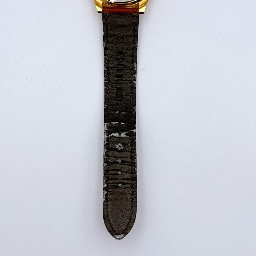 セイコー クォーツ デイト ヴィンテージ ゴールド メンズ腕時計 動作良好