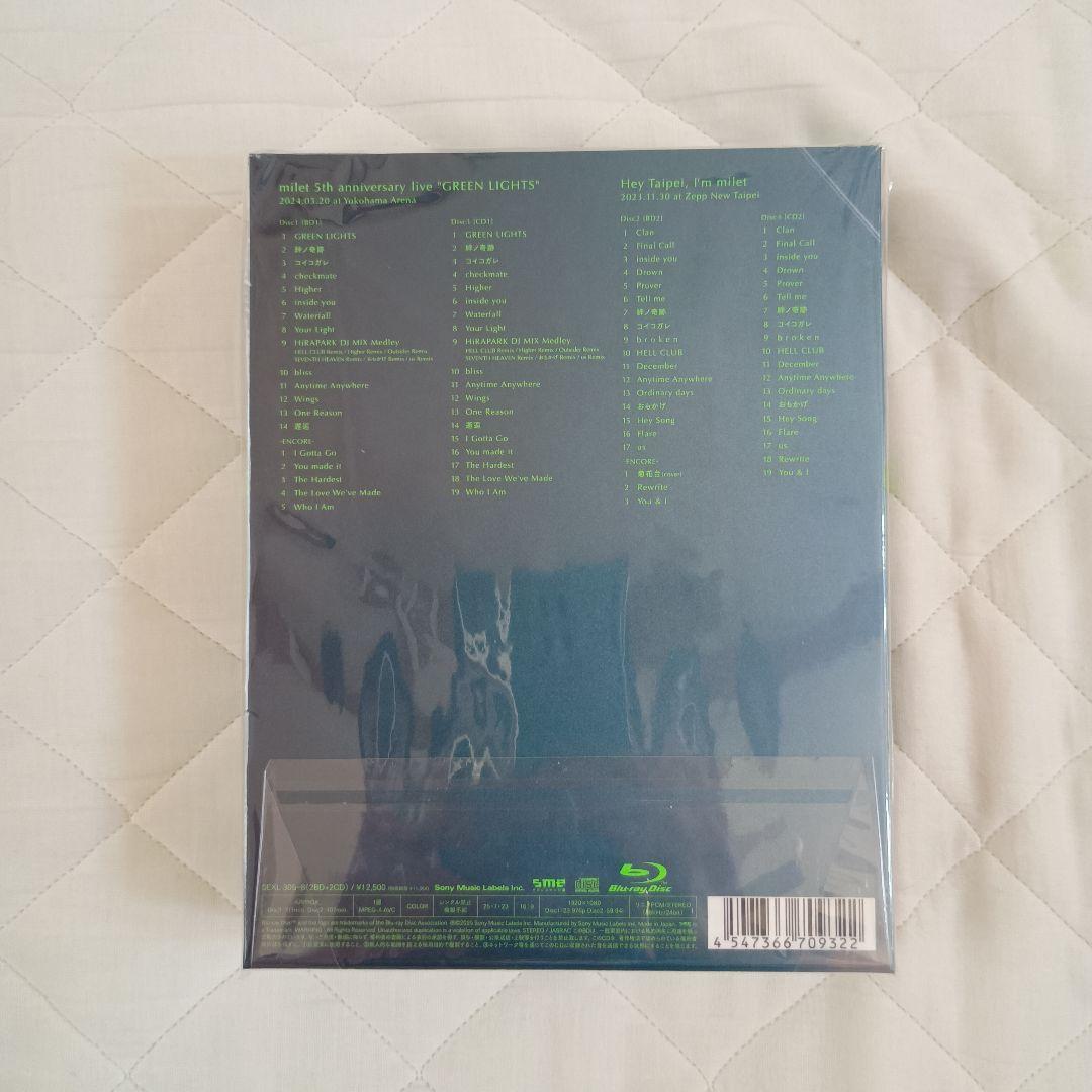 ミュージック milet/5th anniversary live\"GREEN LIGHTS\"