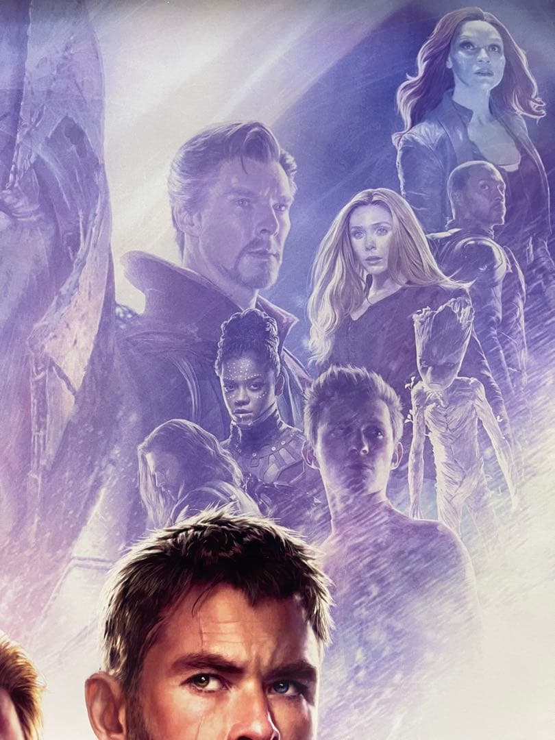 映画館用両面印刷ポスター:アベンジャーズ エンドゲーム マーベル
