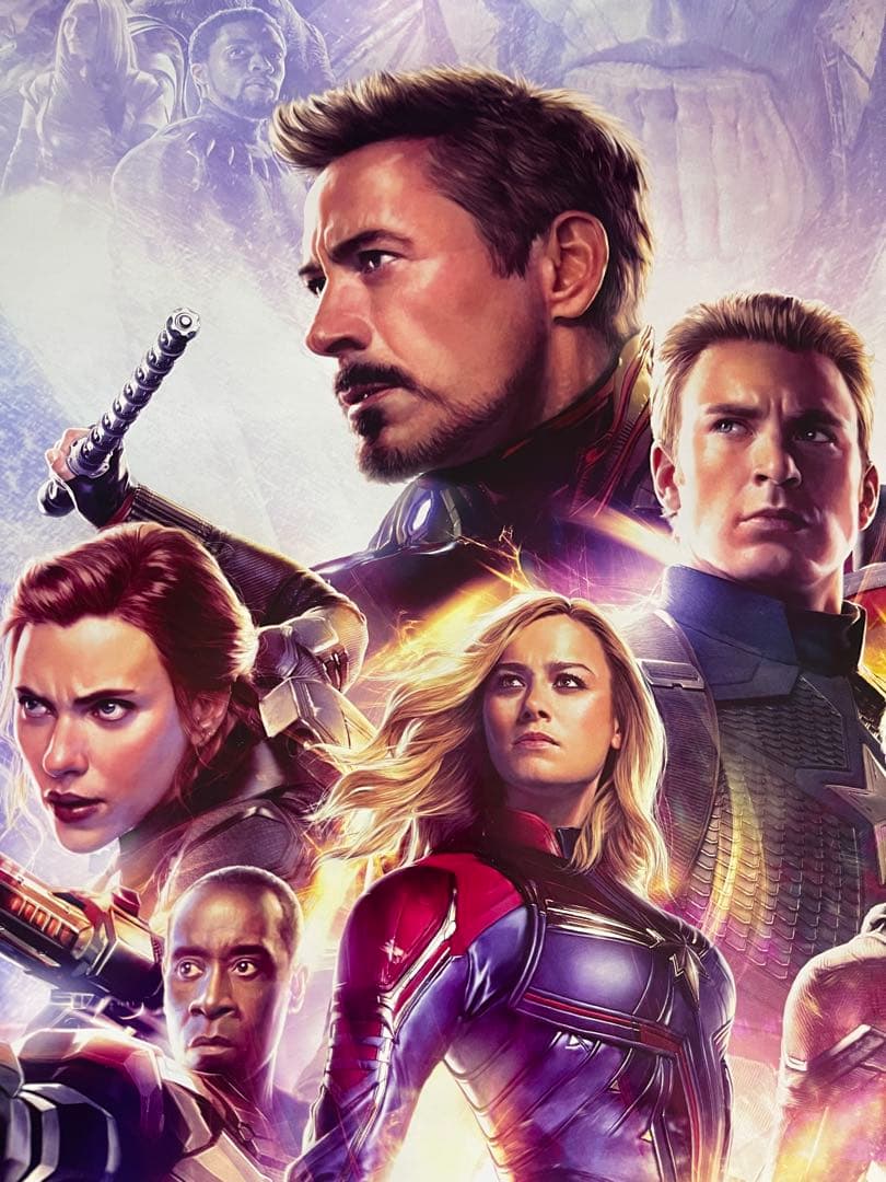 映画館用両面印刷ポスター:アベンジャーズ エンドゲーム マーベル