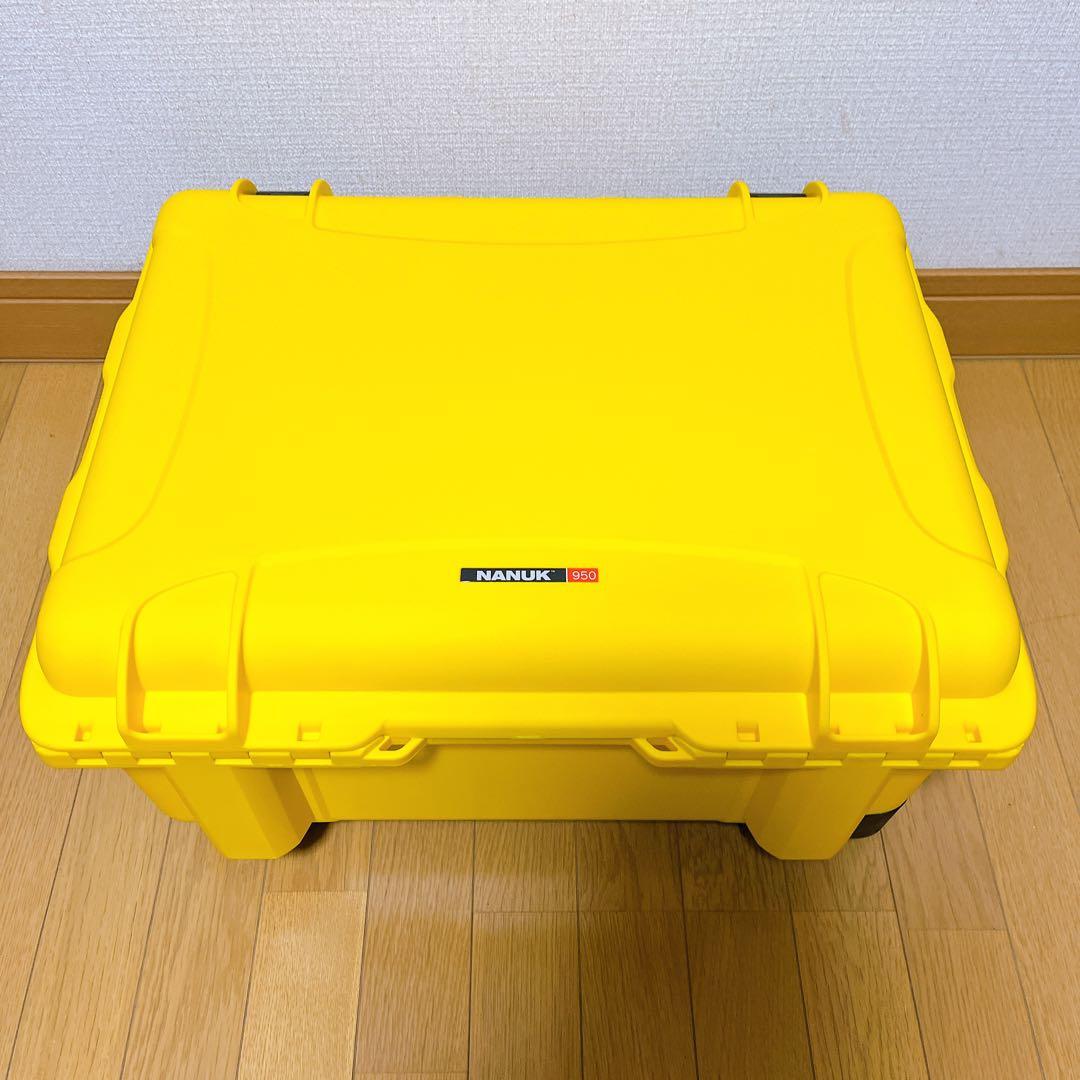 新品 NANUK (ナヌーク) 950 イエロー 防水・耐衝撃キャリーケース