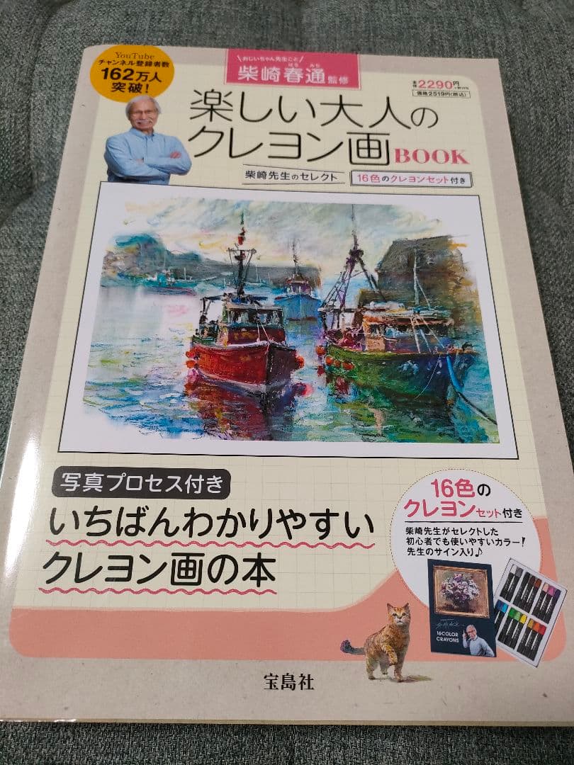 楽しい大人のクレヨン画BOOK　柴崎春通