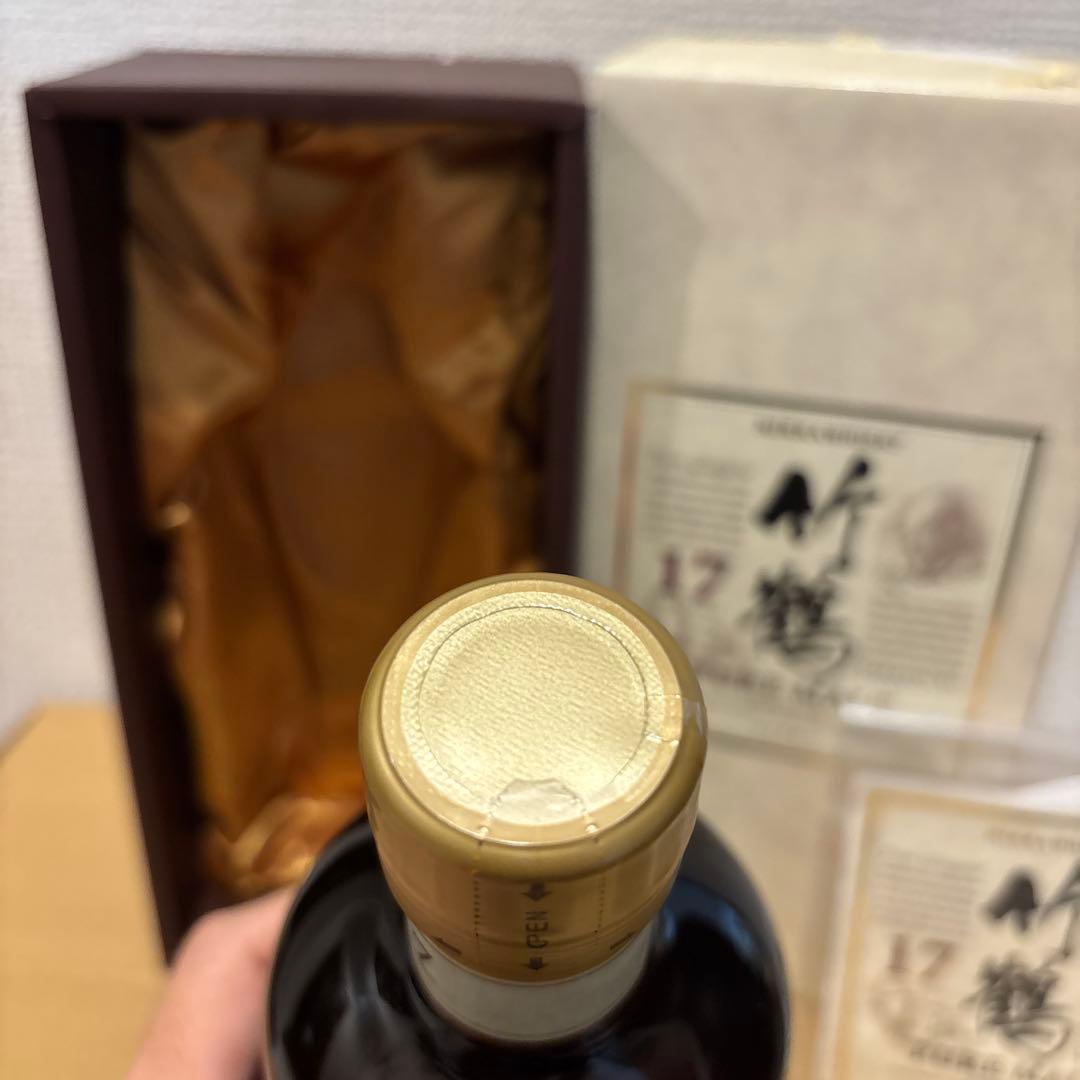 ニッカウイスキー　竹鶴17年　ピュアモルト　箱付き　未開封　古酒（2）
