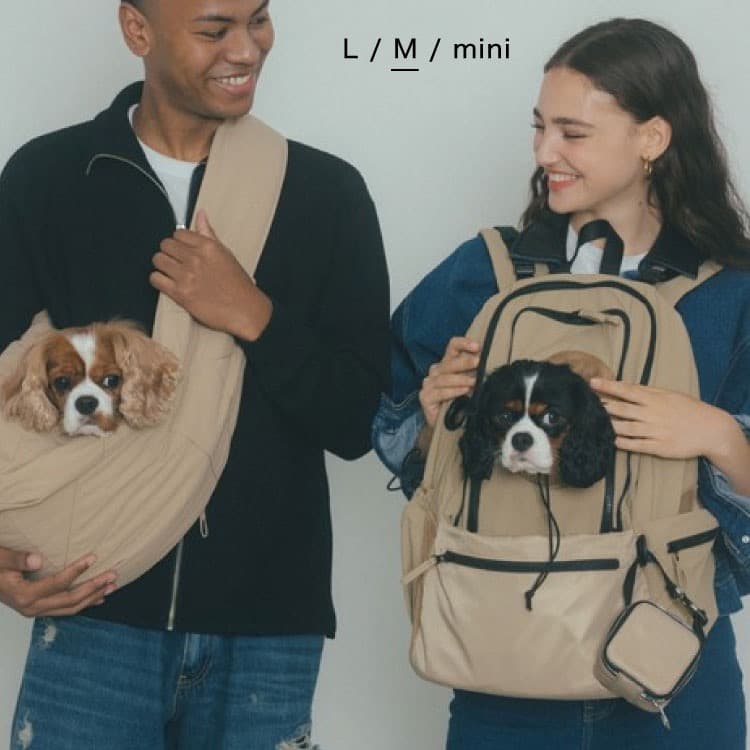 【新品】未使用 MATIE ペットリュック Mサイズ 犬用 ブラック スリング