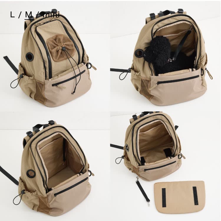 【新品】未使用 MATIE ペットリュック Mサイズ 犬用 ブラック スリング