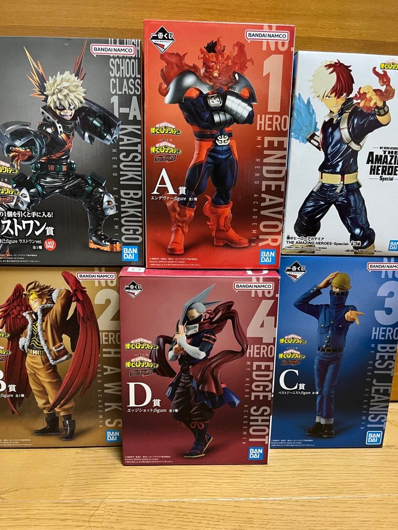 janpman 僕のヒーローアカデミア フィギュアセット 12/29まで