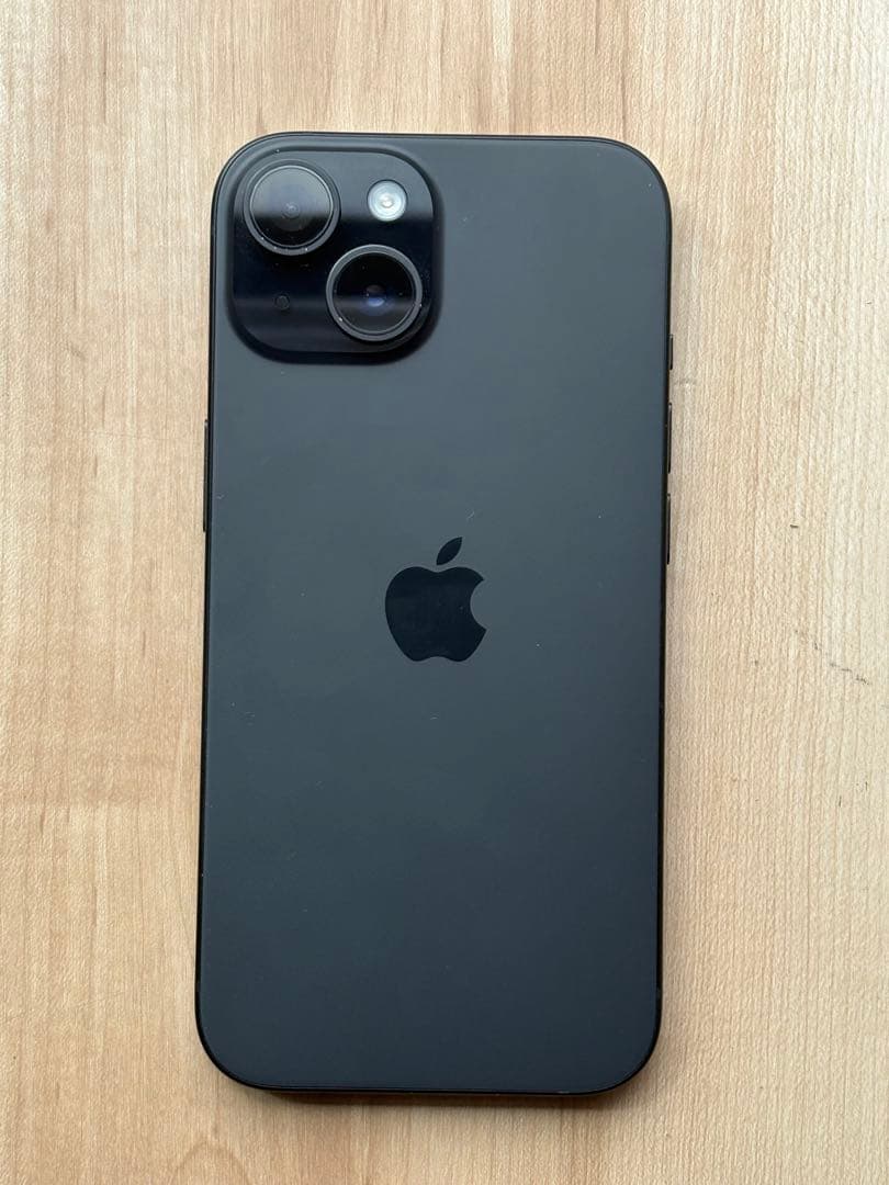【超美品・バッテリー96％】Apple iPhone15 128GB ブラック
