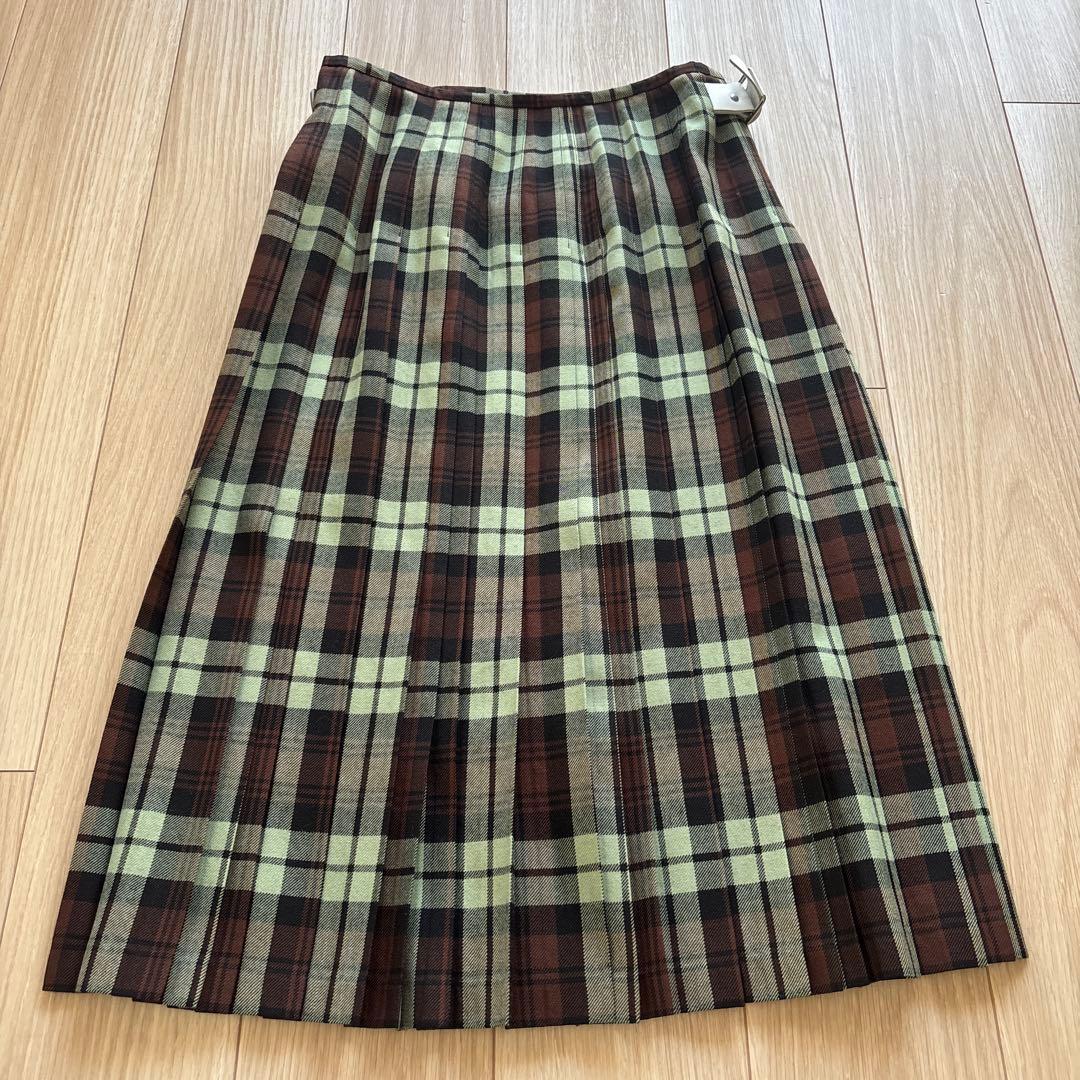 O'NEILL チェック柄プリーツスカート GB10