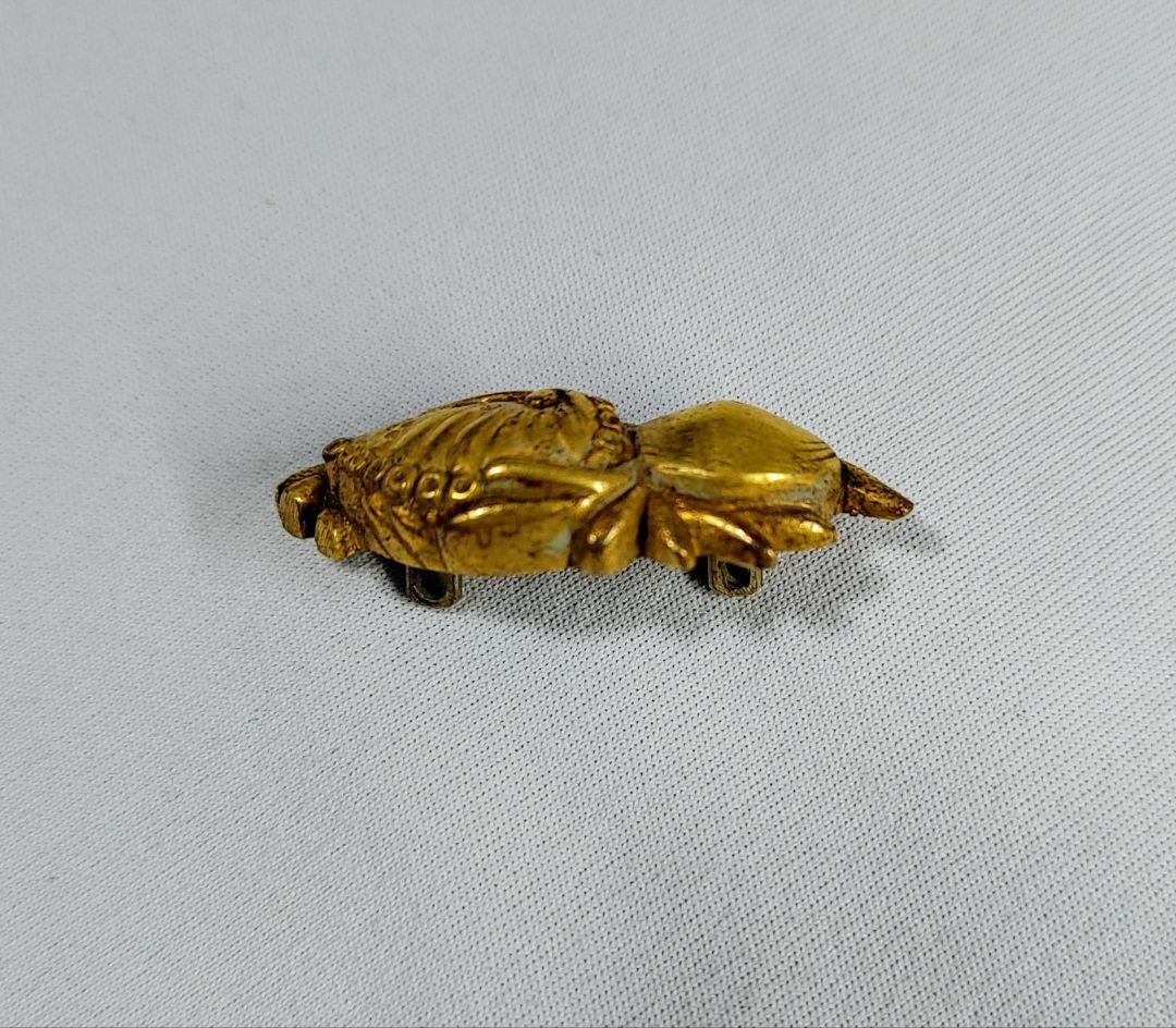 金無垢 鮑前金具