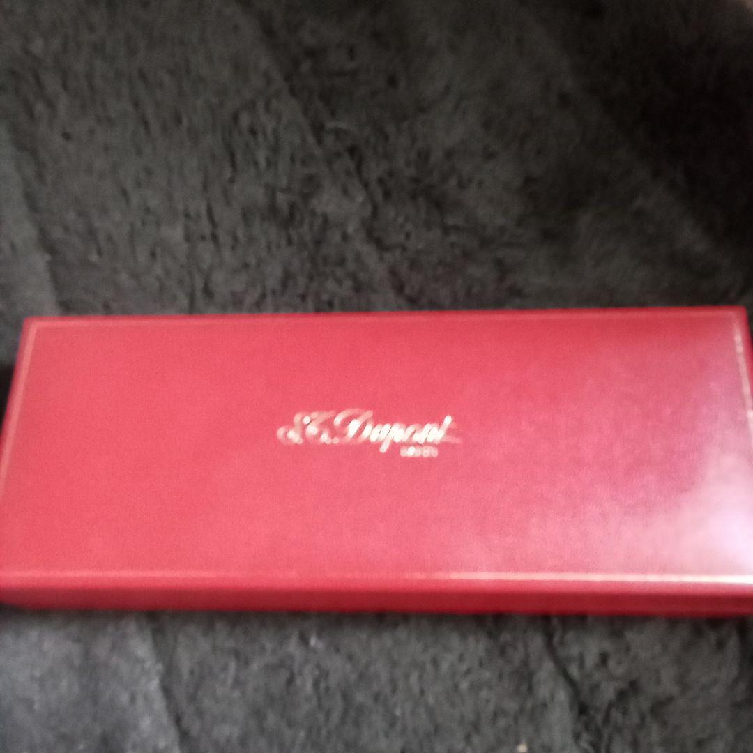 ☆美品　S.T. Dupont シルバーボールペン 専用ケース付き