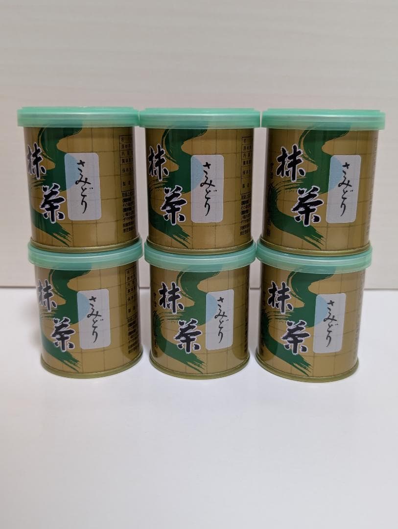 ★新品未開封★　抹茶　山政小山園【さみどり】30g×６缶