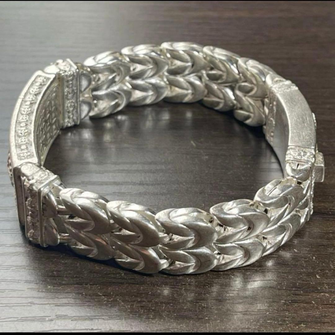 ブレスレット ヴィンテージ 金剛杵 ヴァジュラ 帝釈天 シルバー 925