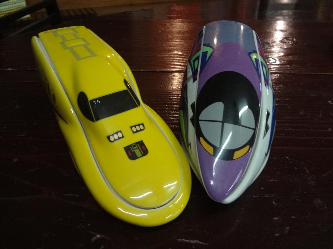 ドクターイエロー・エヴァンゲリオンコラボ新幹線・駅弁　陶器製BOX
