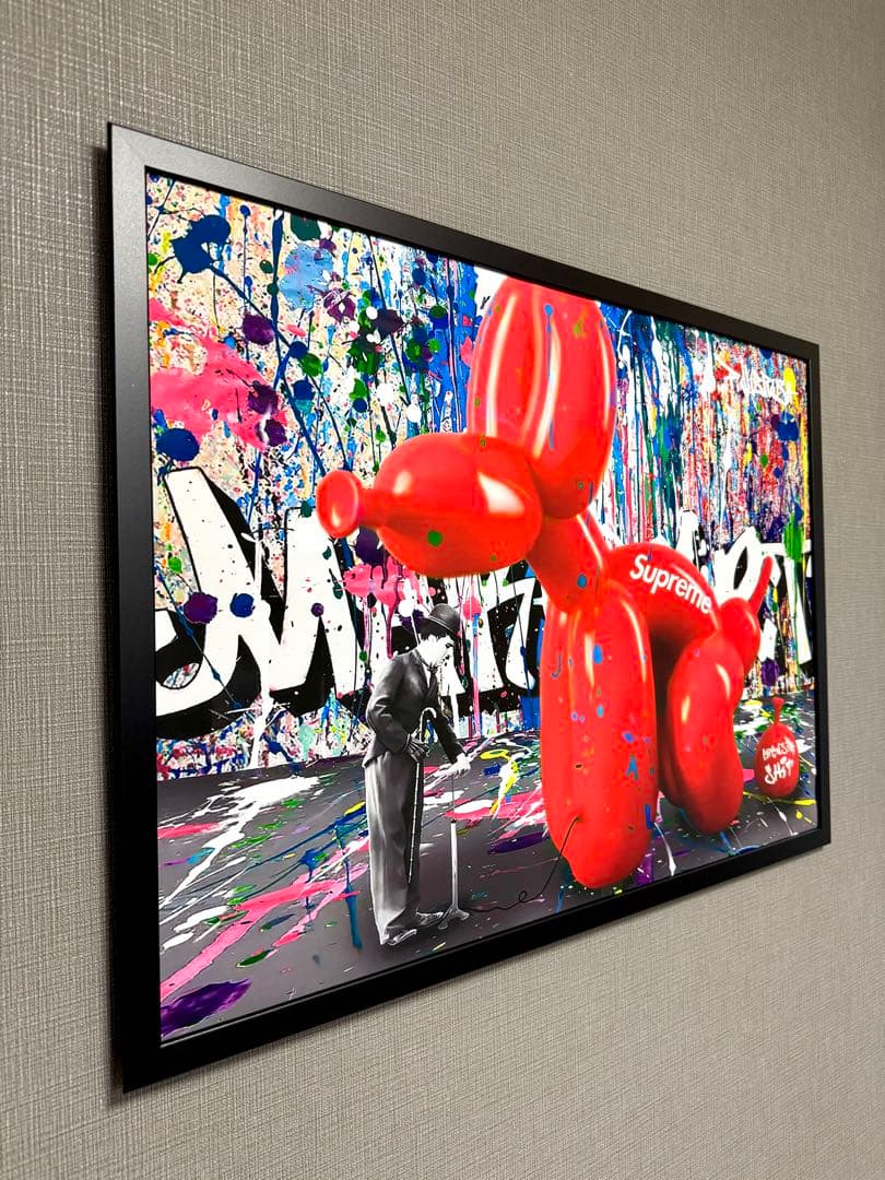 No.234♡半額祭♡キャンバスアート　アートポスター　チャップリン　バンクシー