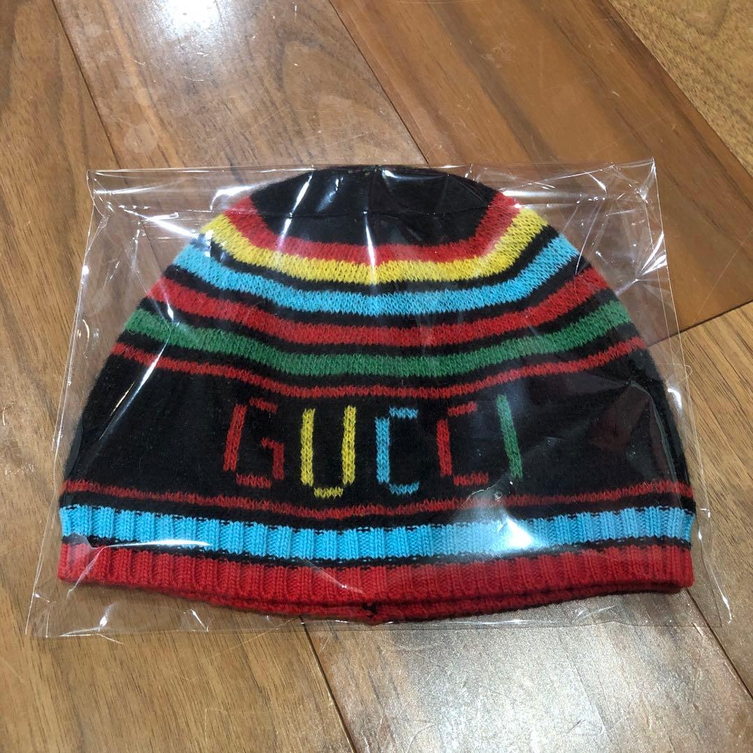 新品未使用　グッチ　GUCCI Kids キッズ　ニット帽