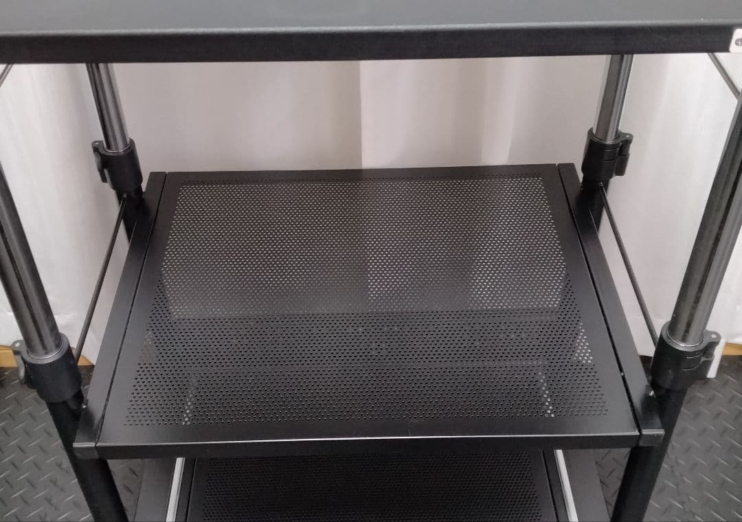 Bauhutte バウヒュッテ 昇降式 プリンター台 BHS-600P-BK