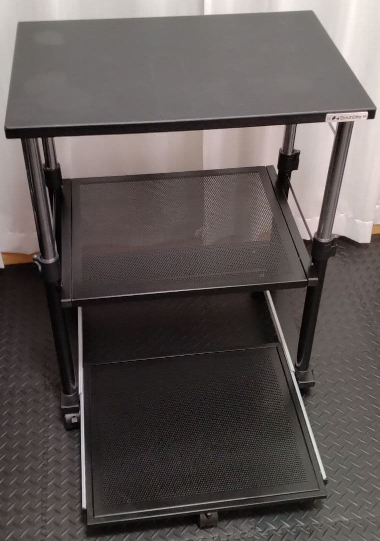 Bauhutte バウヒュッテ 昇降式 プリンター台 BHS-600P-BK