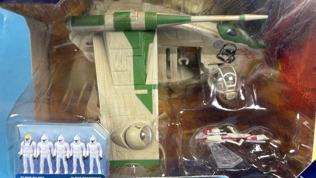 新品未開封 米国ターゲット限定 SWマイクロギャラクシー ガンシップ グリーン