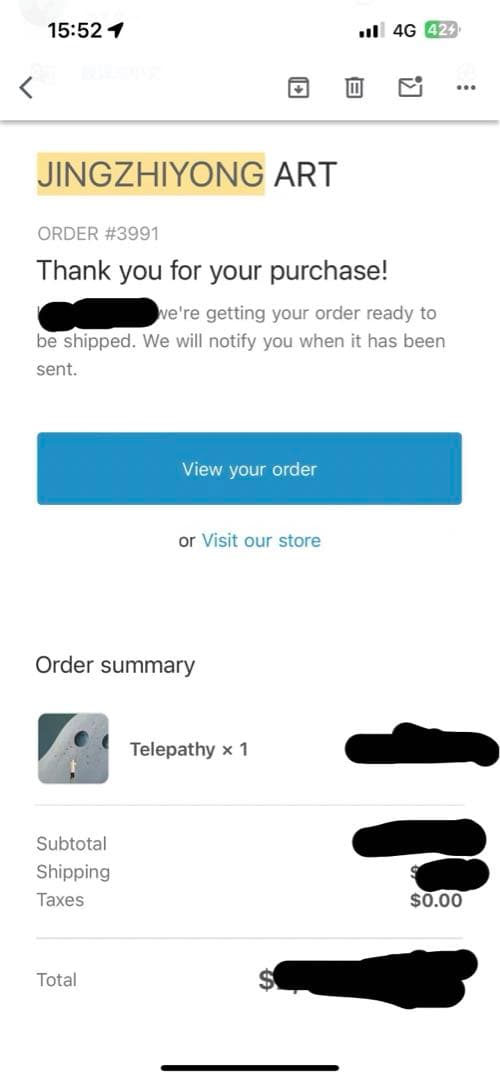 jingzhiyong 荆智勇 原画　一点もの　unique