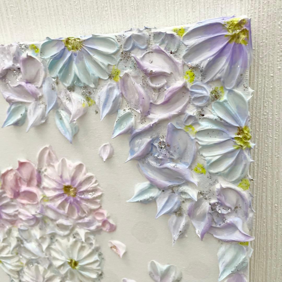 「ふたりの物語」　F3 2枚セット　テクスチャーアート　結婚祝い　記念日ギフト