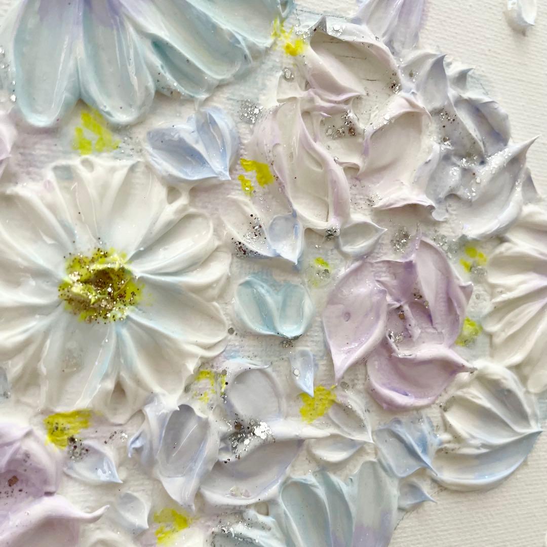 「ふたりの物語」　F3 2枚セット　テクスチャーアート　結婚祝い　記念日ギフト