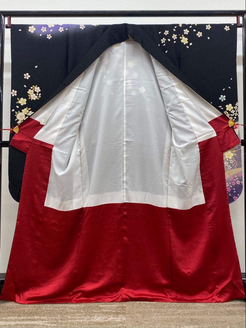 振袖 豪華 銀通し 絞り加工 グリッター 紋意匠 身丈163cm