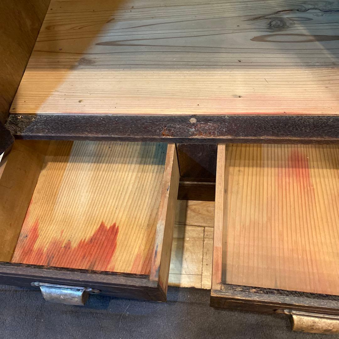 古道具 箪笥 茶箪笥 アンティークキャビネット　本棚　ラック