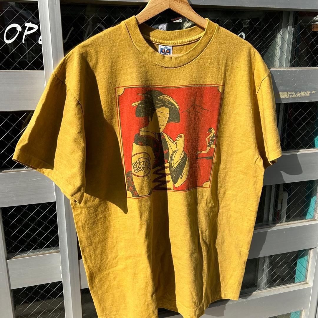 NIKE 80s 復刻 レプリカ 芸者T-shirt 浮世絵 L