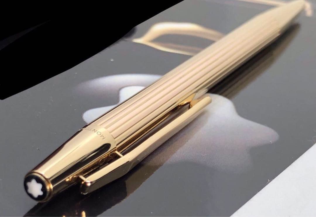 モンブラン　★金運を引き寄せる総金張りノブレス価値ある初期型歴史的名品1947②