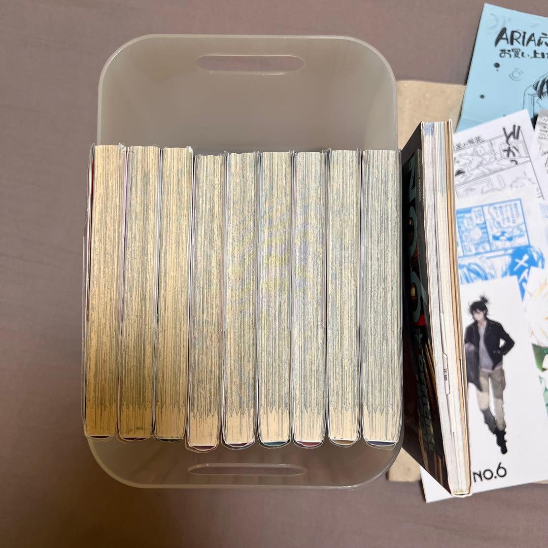 NO.6 全9巻 オフィシャルブック 特典ペーパー、ポストカード付き